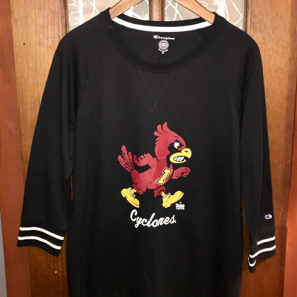 Iowa State Cyclone Half Sleeve Sweatshirt